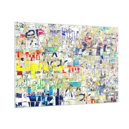 Quadro em vidro - Simplesmente agradável aos olhos - 100x70 cm