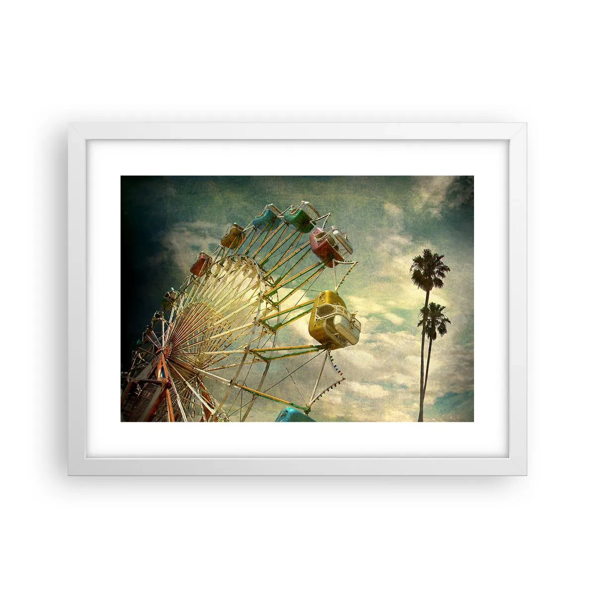 Pôster em moldura branca - Será divertido… - 40x30 cm