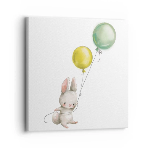 Quadro em tela - Também quero voar! - 30x30 cm