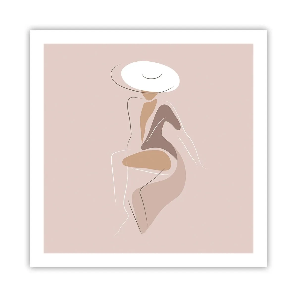 Pôster - Ser uma dama - 60x60 cm