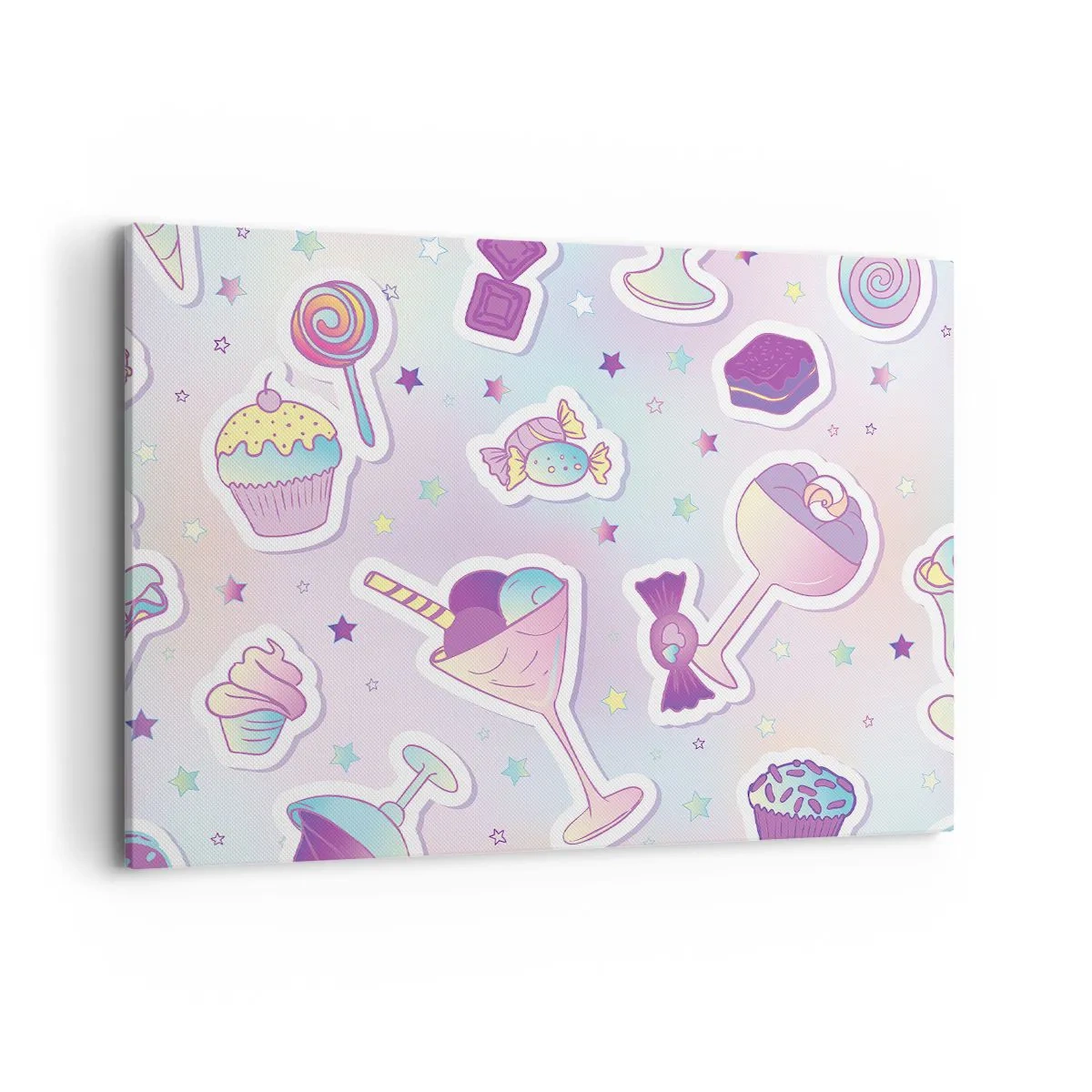 Quadro em tela - Tenha um aniversário todos os dias - 100x70 cm