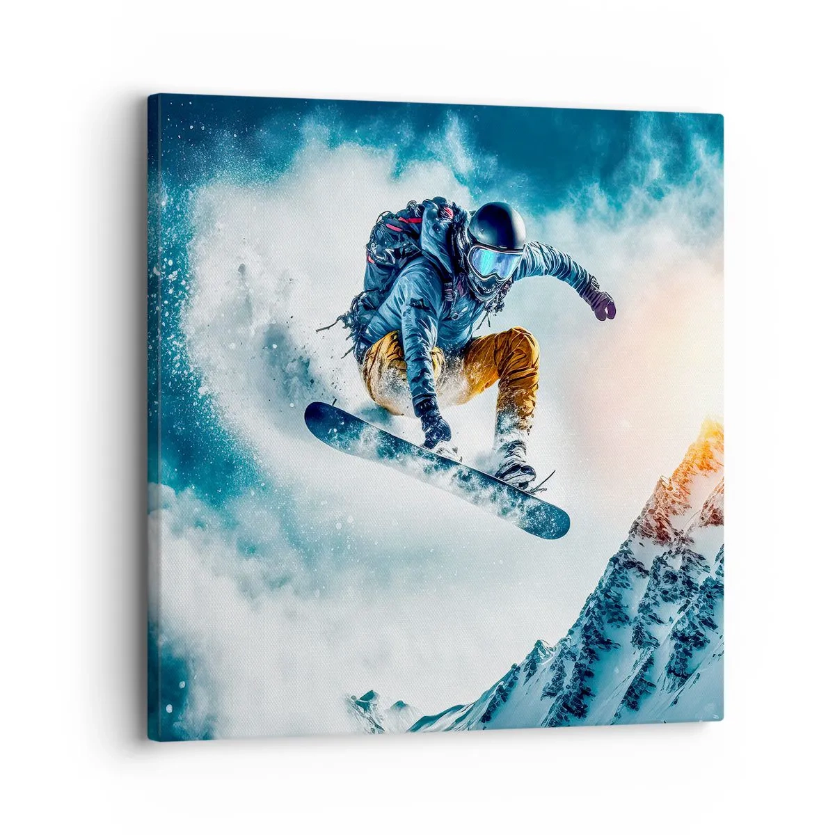 Quadro em tela - Emoções extremas - 30x30 cm