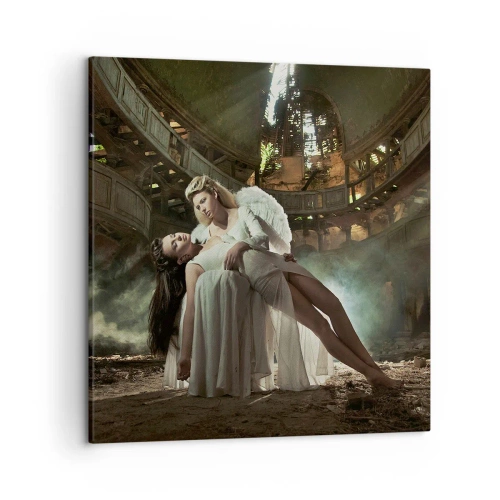 Quadro em tela - O espírito do teatro antigo - 50x50 cm