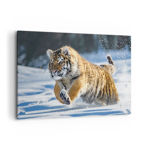 Quadro em tela - O deus da taiga siberiana - 120x80 cm