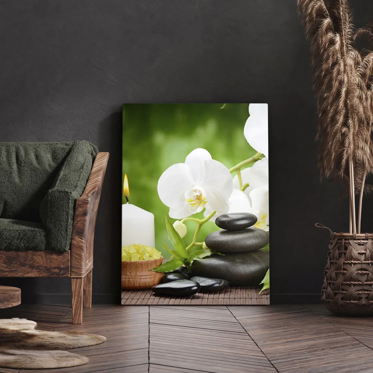 Quadro em tela - Um toque perfumado, floral e suave - 50x70 cm