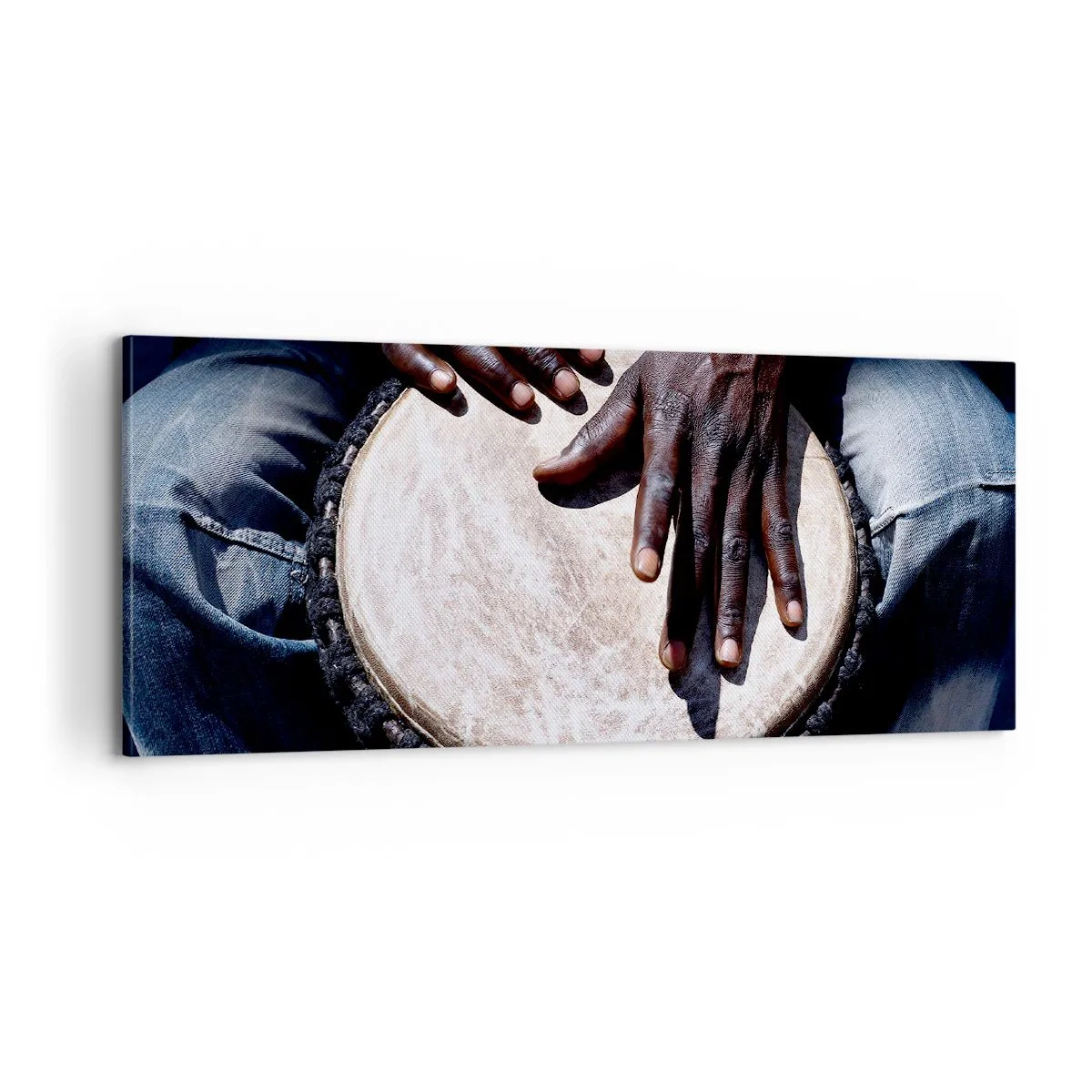 Quadro em tela - Viva no seu próprio ritmo - 100x40 cm