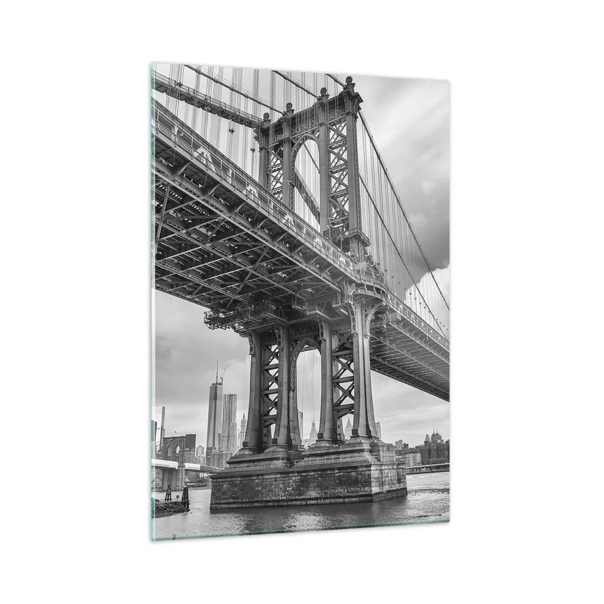 Quadro em vidro - Ao coração da cidade - 50x70 cm