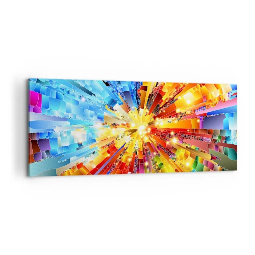 Quadro em tela - In medias res - 100x40 cm
