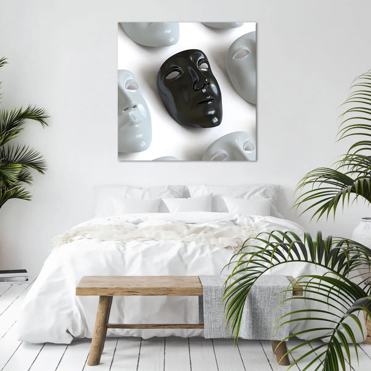 Quadro em tela - Como se destacar? - 50x50 cm