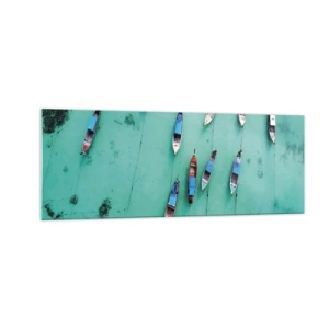 Quadro em vidro - Na alegre expectativa - 140x50 cm