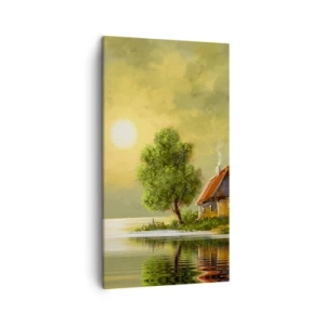 Quadro em tela - Lindo como uma paisagem - 45x80 cm