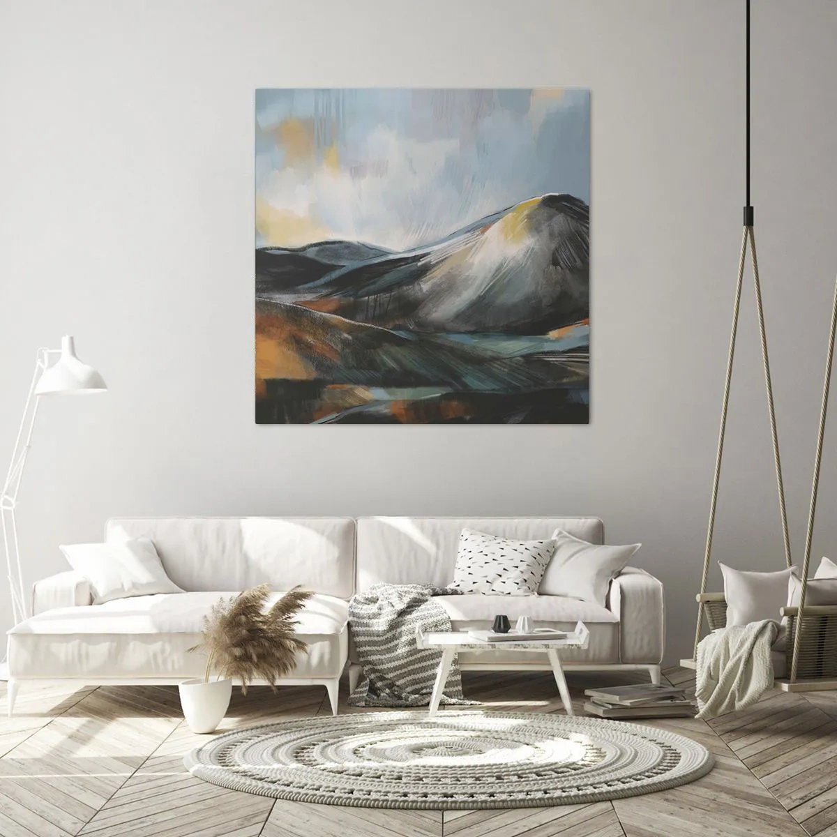 Quadro em tela - Cru e lindo - 40x40 cm