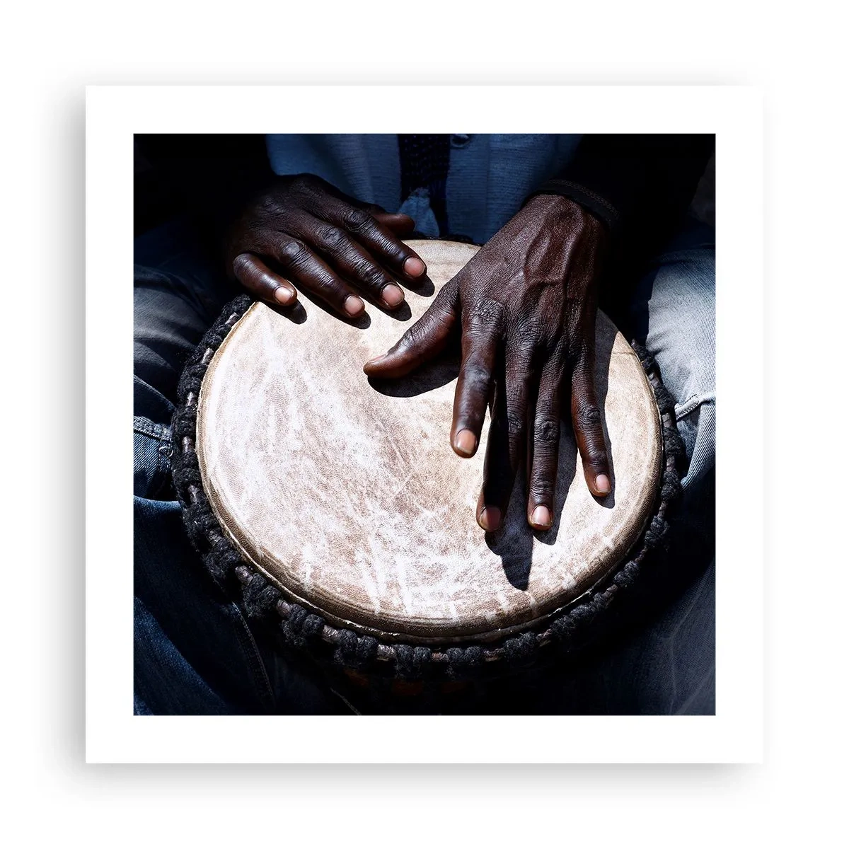 Pôster - Viva no seu próprio ritmo - 50x50 cm