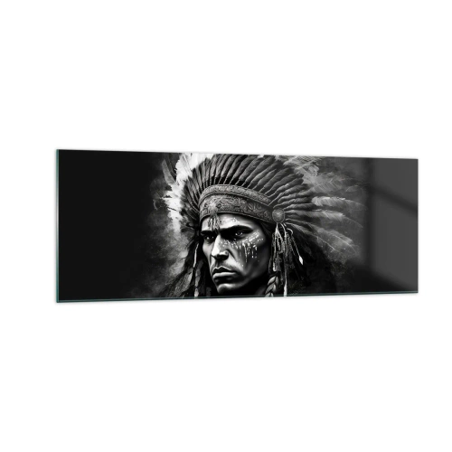 Quadro em vidro - Um líder e um guerreiro - 140x50 cm