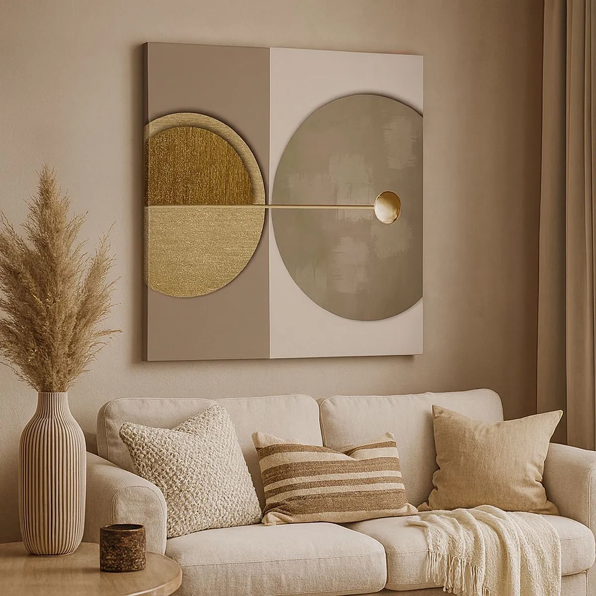 Quadro em tela - Equilíbrio perfeito - 30x30 cm