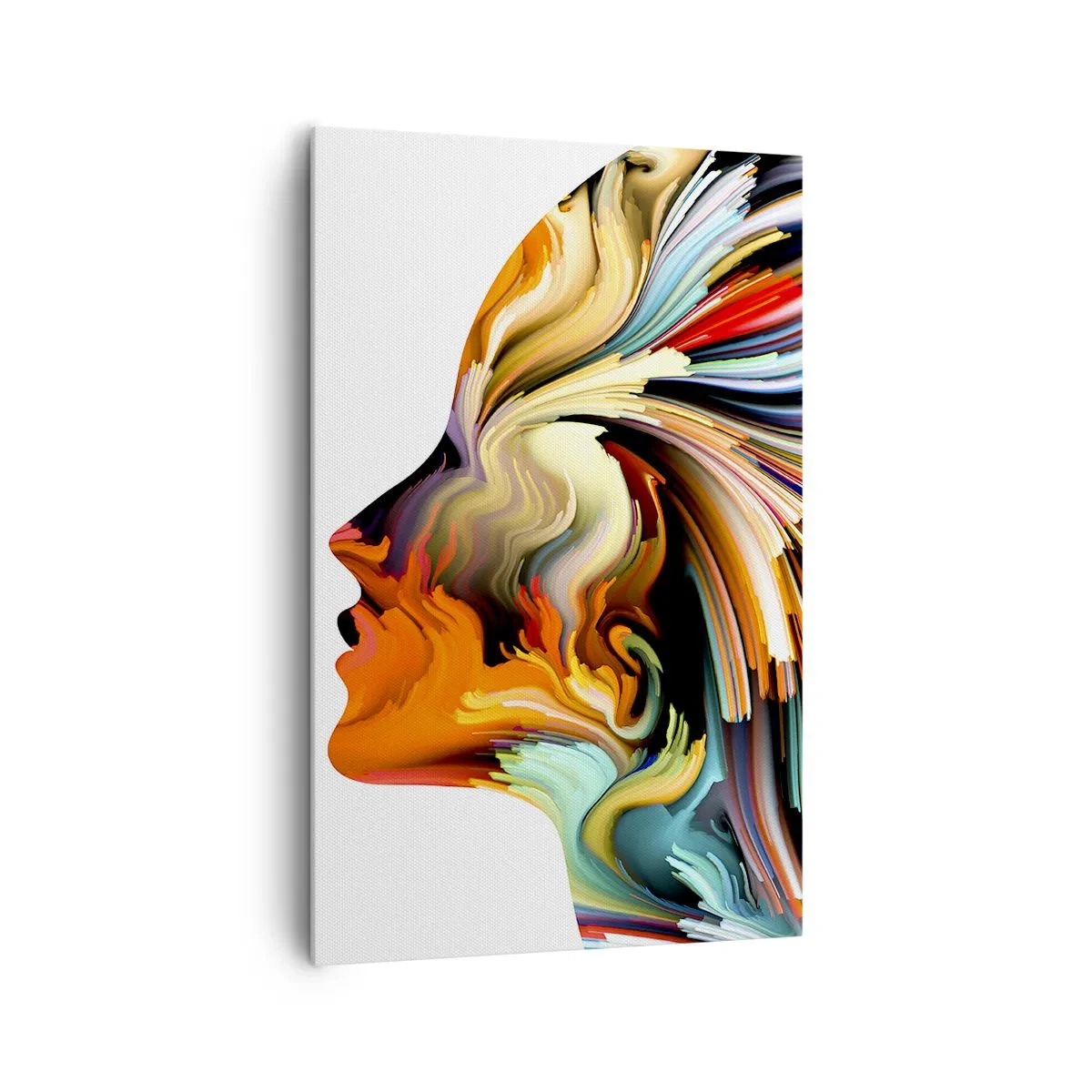 Quadro em tela - Explosão de imaginação - 80x120 cm