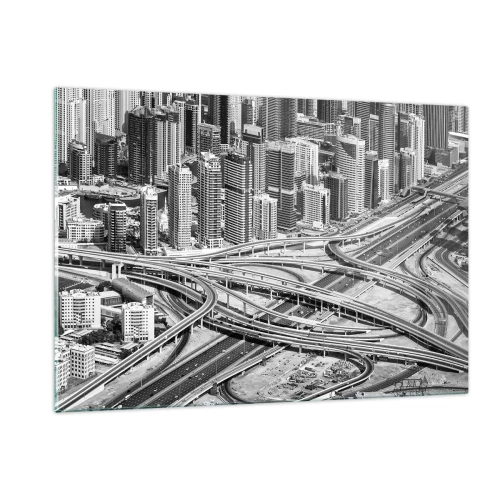 Quadro em vidro - Dubai – uma cidade impossível - 120x80 cm