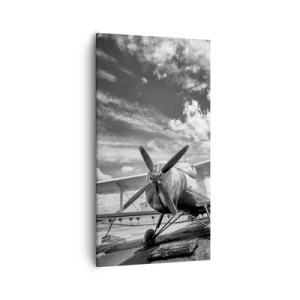 Quadro em tela - Mal posso esperar! - 55x100 cm