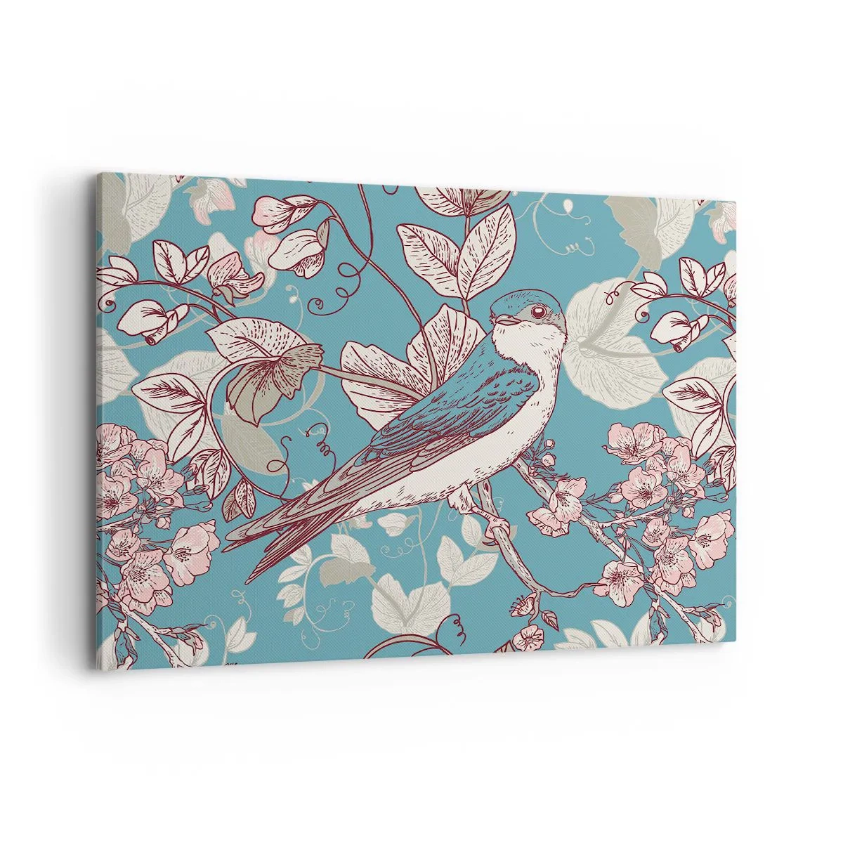 Quadro em tela - Cantos no choupo-branco - 100x70 cm