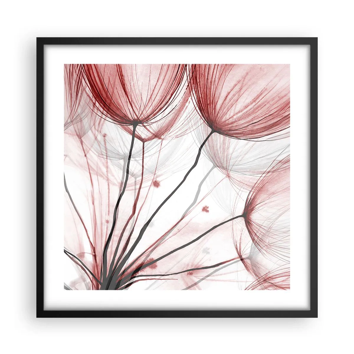 Pôster com moldura preta - Antes da partida - 50x50 cm