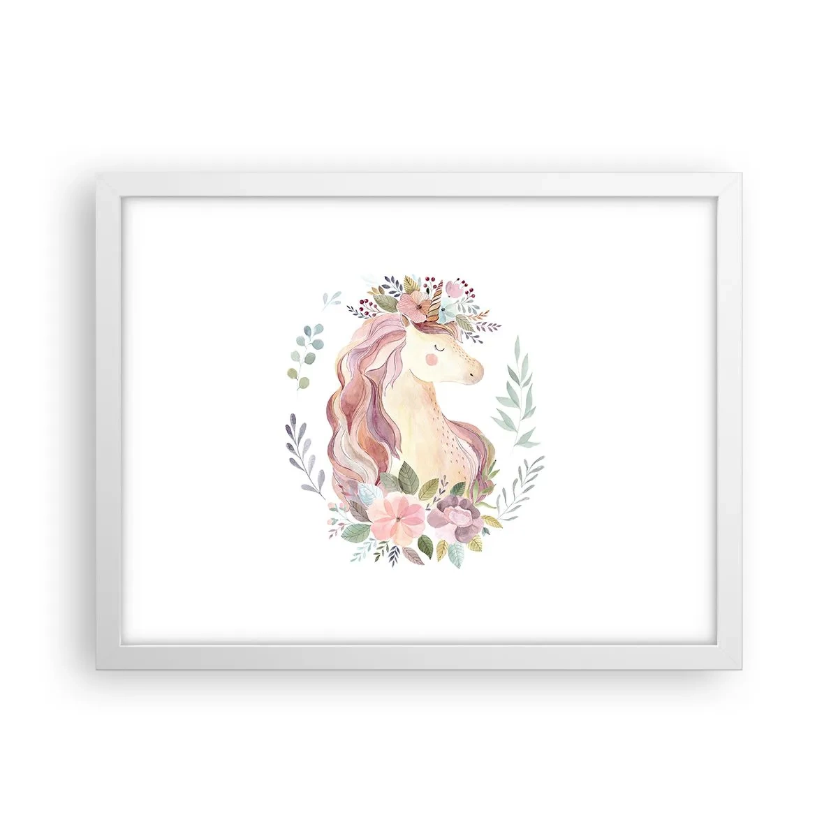 Pôster em moldura branca - Um convite ao mundo dos contos de fadas - 40x30 cm