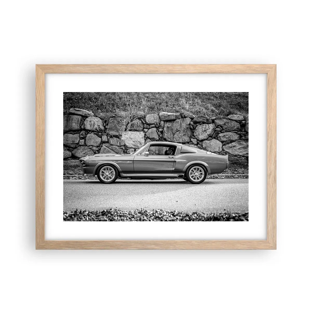 Pôster com moldura de carvalho claro - Lenda dos anos 60 - 40x30 cm