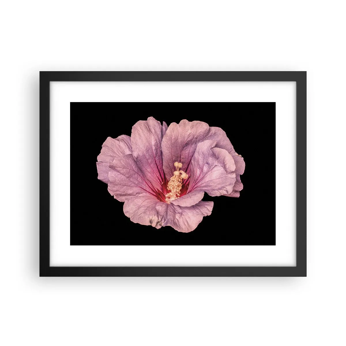 Pôster com moldura preta - Direto para o coração - 40x30 cm