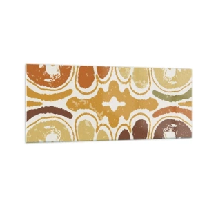 Quadro em vidro - Abstração sentimental - 100x40 cm