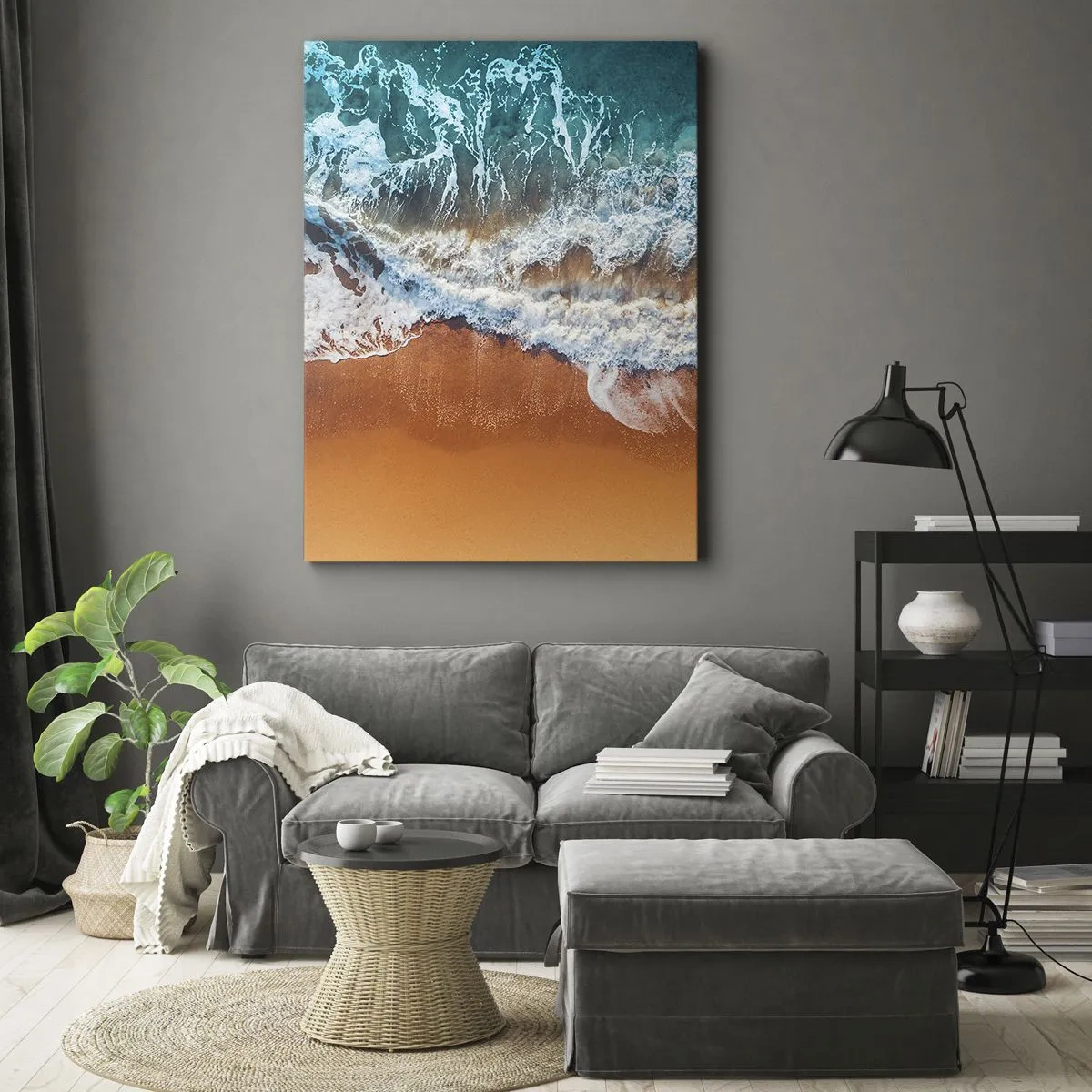 Quadro em tela - Sempre em par - 50x70 cm