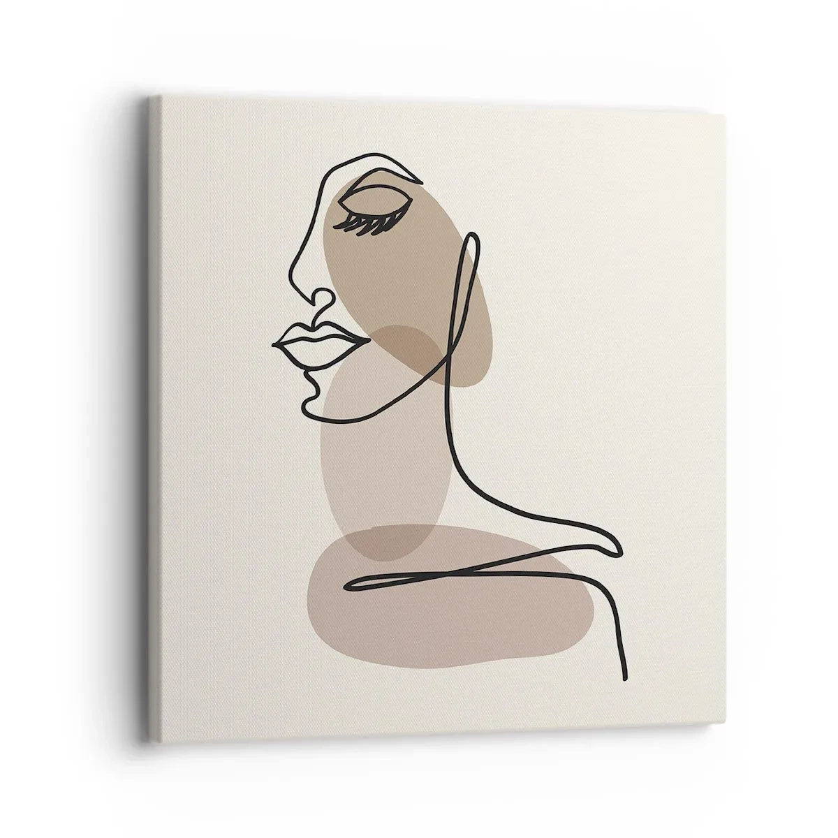 Quadro em tela - Uma certa linha de beleza - 30x30 cm
