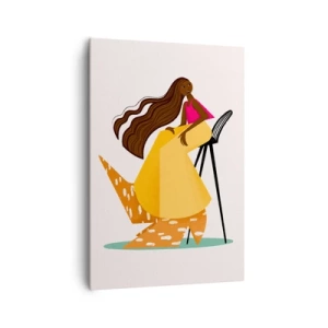 Quadro em tela - Moda também é divertida - 70x100 cm