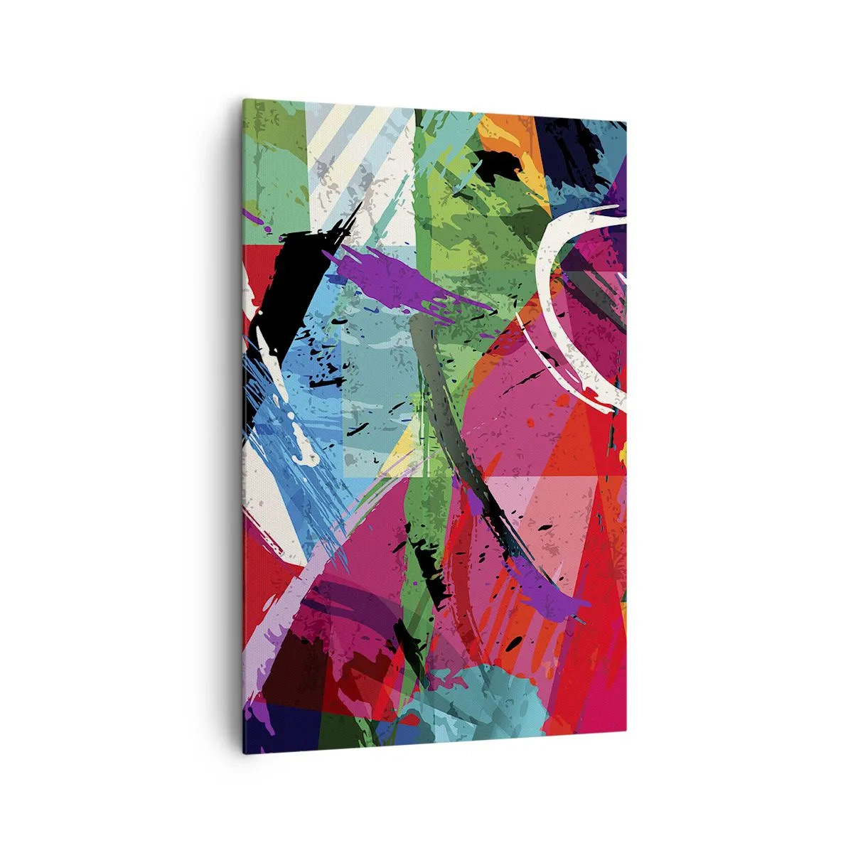 Quadro em tela - Rápido, vivo e animado - 80x120 cm