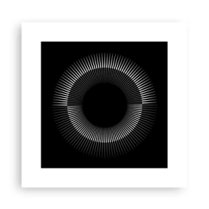 Pôster - Sol preto - 30x30 cm