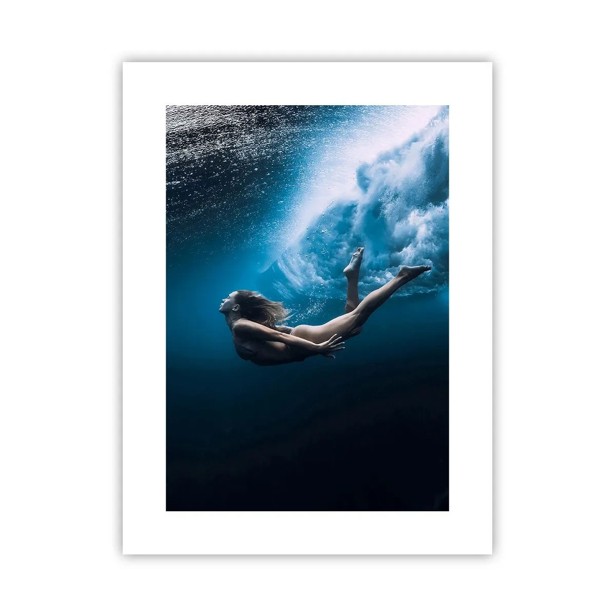 Pôster - Sereia moderna - 30x40 cm