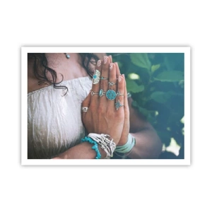 Pôster - Bem-vindo ao centro do ser - 100x70 cm