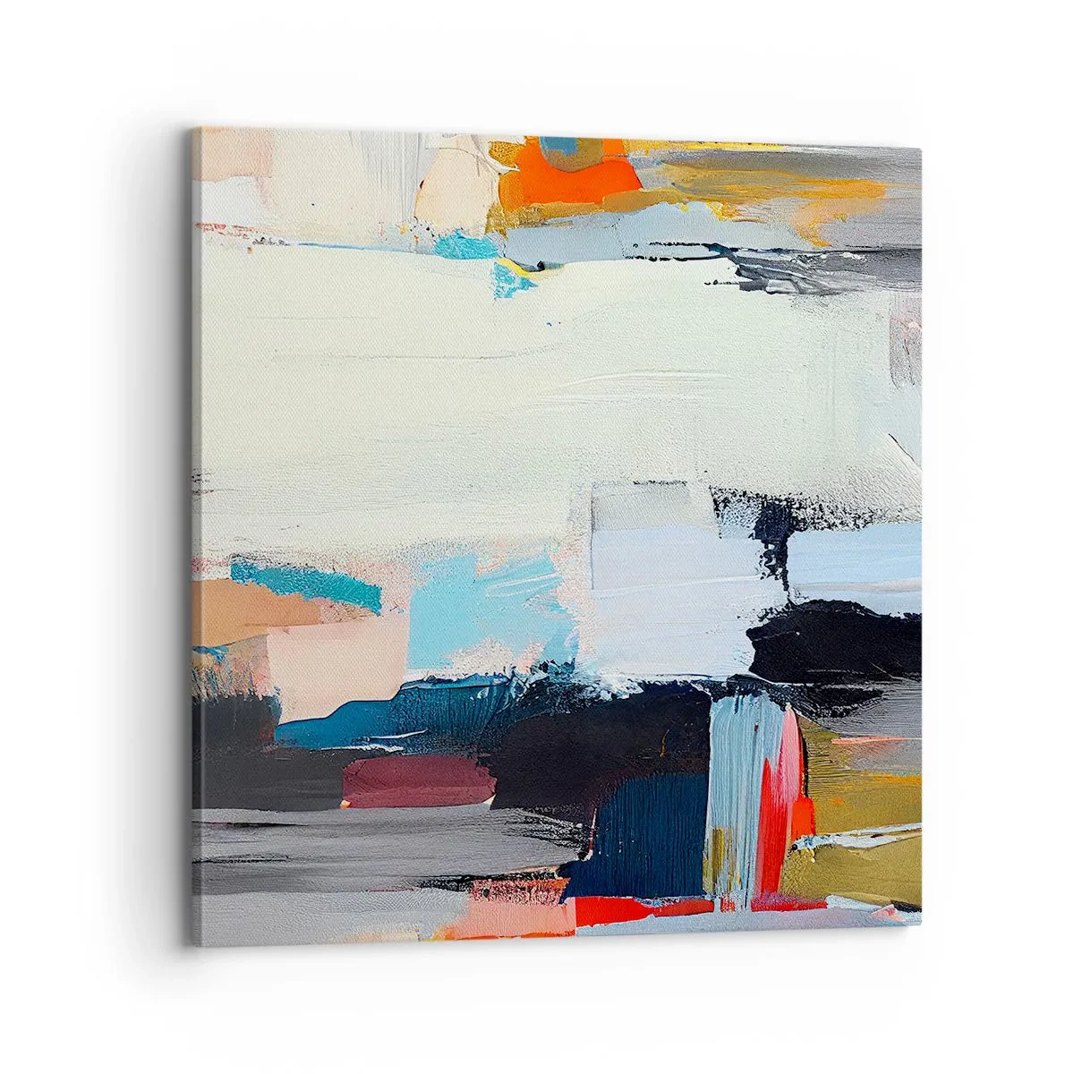 Quadro em tela - Há um método? - 70x70 cm