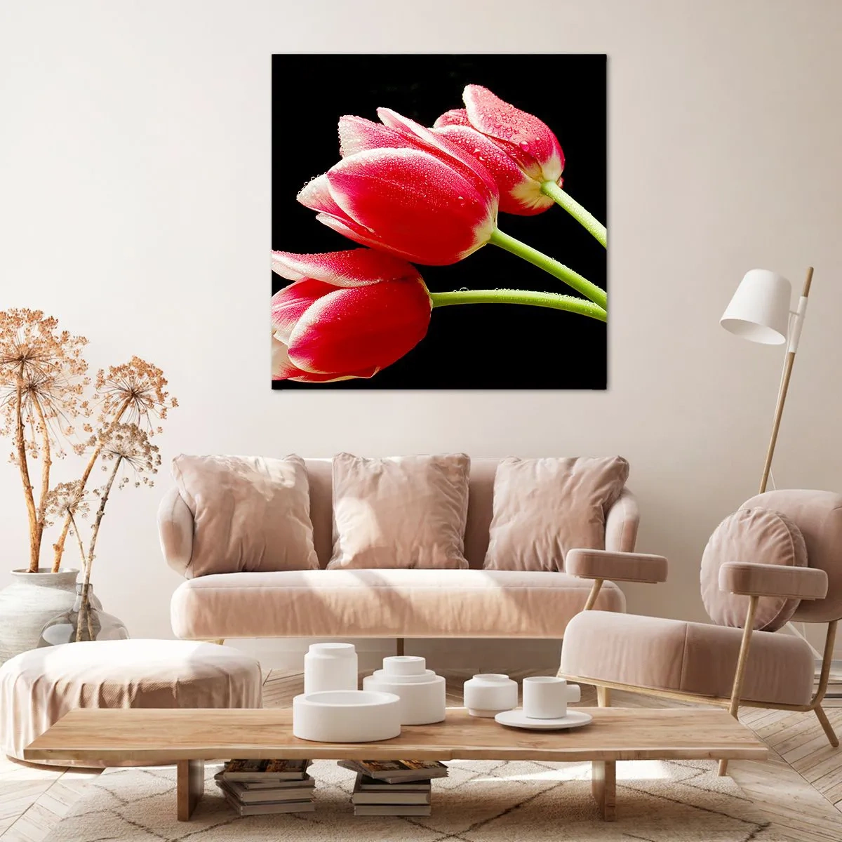 Quadro em tela - A promessa do amor puro - 30x30 cm