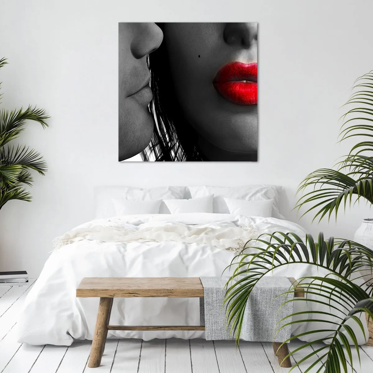 Quadro em tela - Cara a cara  - 70x70 cm