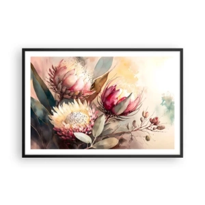 Pôster com moldura preta - De perfil e de frente - 91x61 cm