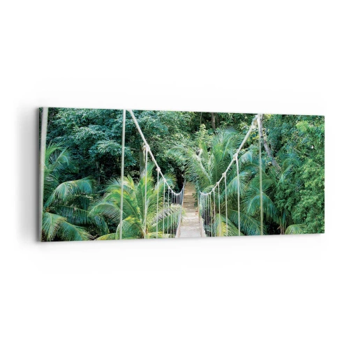 Quadro em tela - Bem-vindo à selva! - 120x50 cm