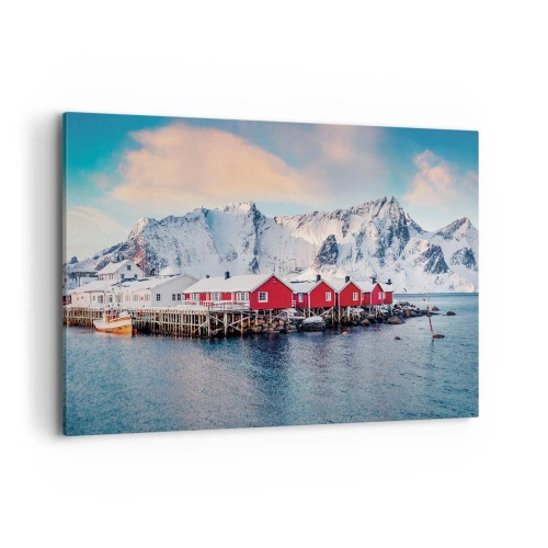 Quadro em tela - Refpugio do Norte - 120x80 cm