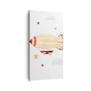 Quadro em tela - Dirigível - 65x120 cm