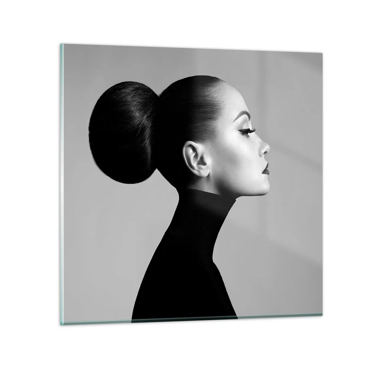 Quadro em vidro - Nefertiti moderna - 70x70 cm