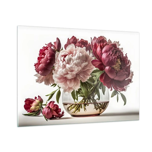 Quadro em vidro - Em plena floração de beleza - 100x70 cm