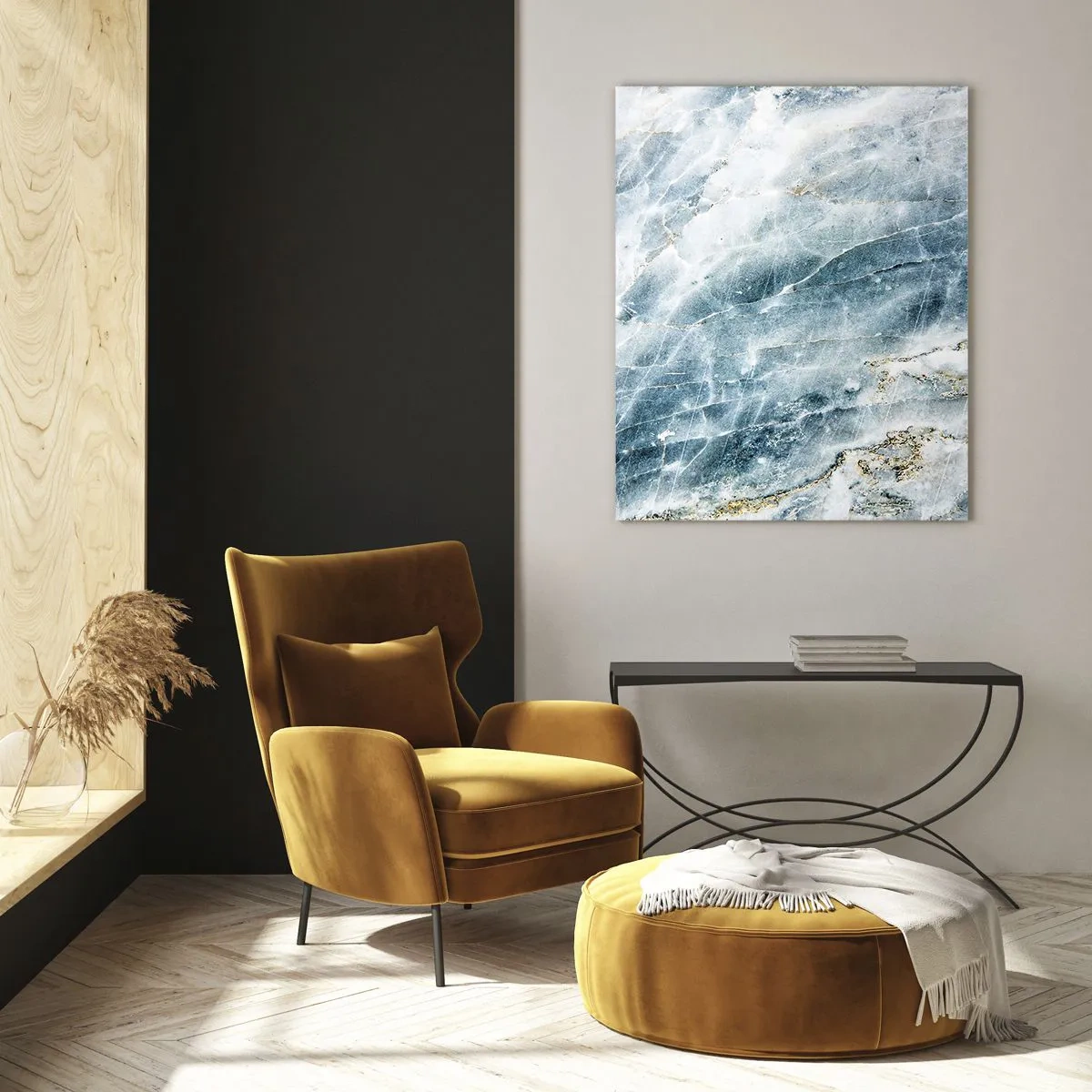 Quadro em vidro - O mundo do Gelo - 50x70 cm