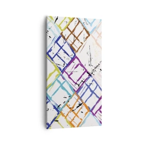 Quadro em tela - Quartos para alugar - 55x100 cm