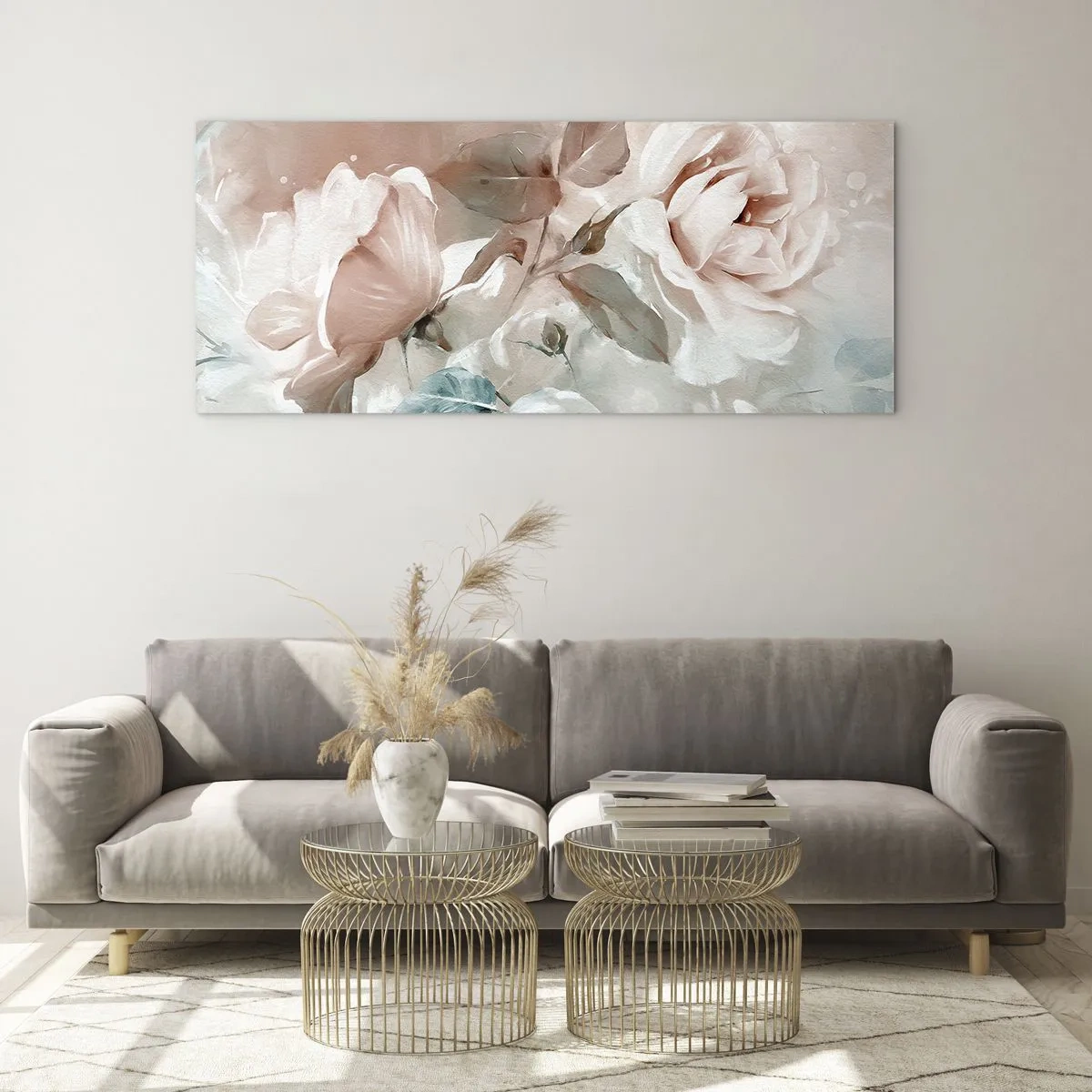 Quadro em vidro - O espírito do romantismo - 100x40 cm
