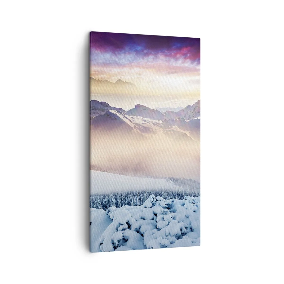 Quadro em tela - O poder e a pureza da natureza - 45x80 cm