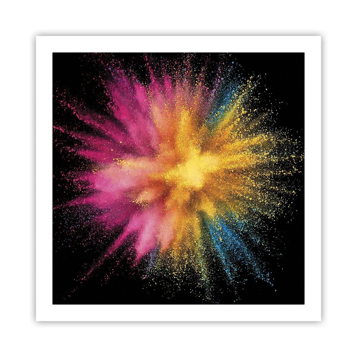 Pôster - O nascimento das cores  - 60x60 cm