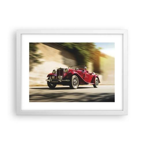 Pôster em moldura branca - Mais bonita que a Vitória de Samotrácia - 40x30 cm